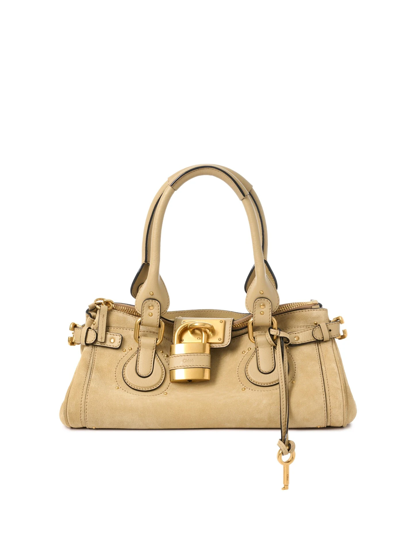 Chloe Paddington bag in suede leather - Women's Bags