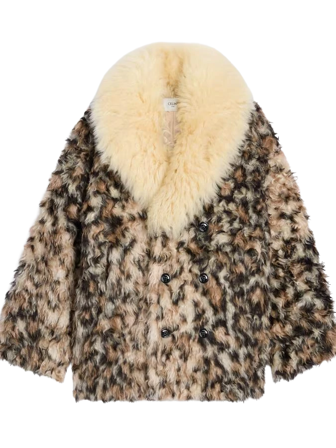 Celine Coat in Mohair Alpaca