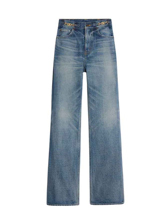 Celine Jane Flare Jeans in Denim Union Wash