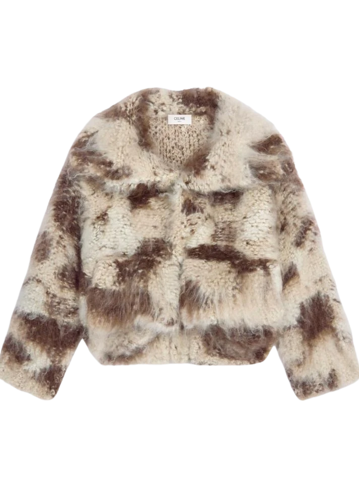 Celine Jacket in Fluffy Wool