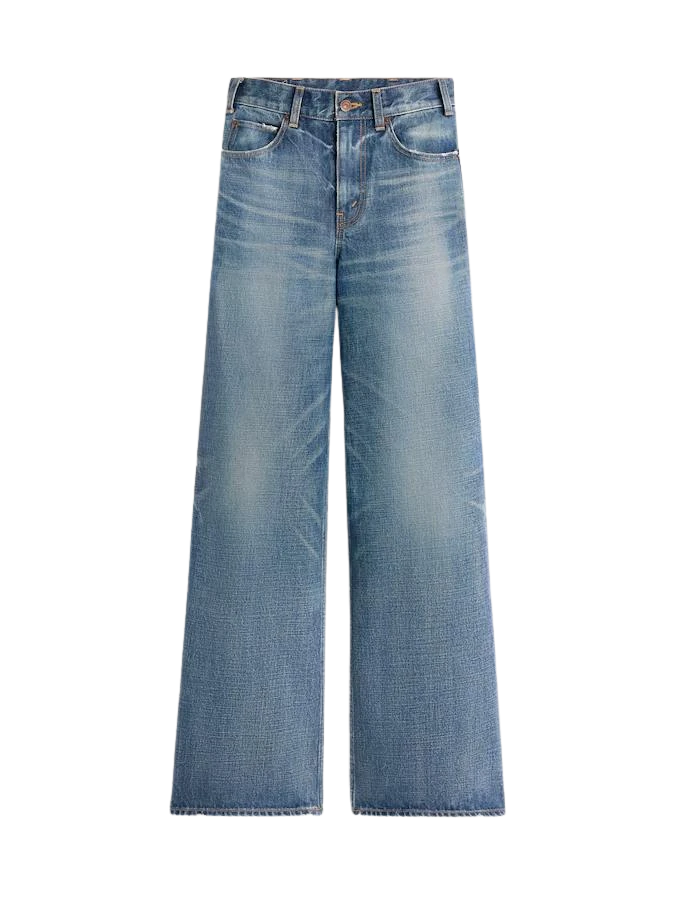 Celine Flared Surf Jeans in Union Wash Denim