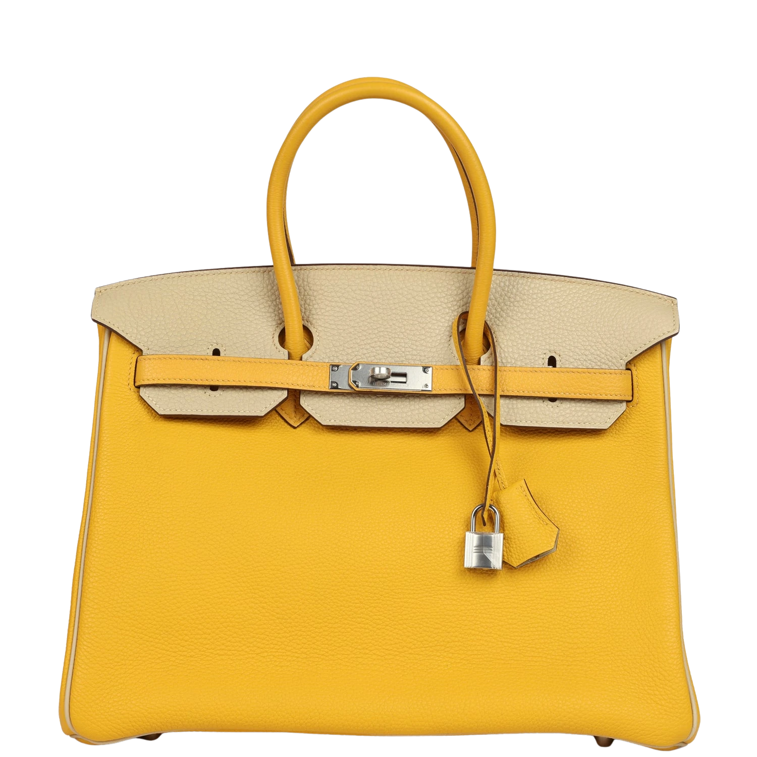 hermes Hermes Special Order (HSS) Birkin 35 Soleil and Parchemin Togo Palladium Hardware