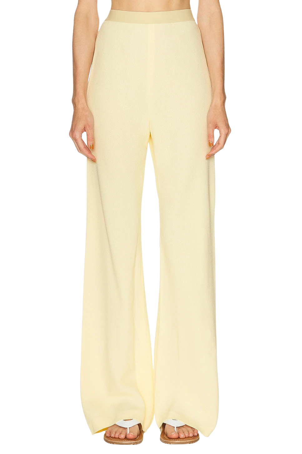 WARDROBE.NYC Crepe Bias Cut Pant